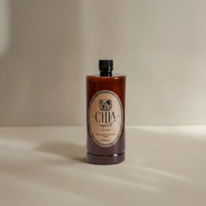 Refil do Sabonete Líquido Cilla Sappone para mãos e corpo, com extrato de uva e óleo de semente de uva, em embalagem de 1 litro.