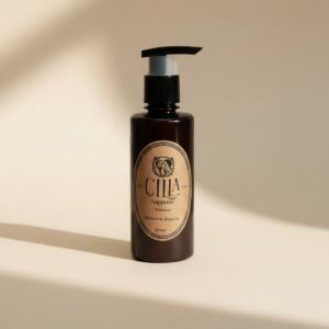 Sabonete Líquido Cilla Sappone para mãos e corpo, com extrato de uva e óleo de semente de uva, que limpa e hidrata com suavidade.